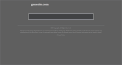 Desktop Screenshot of genesite.com